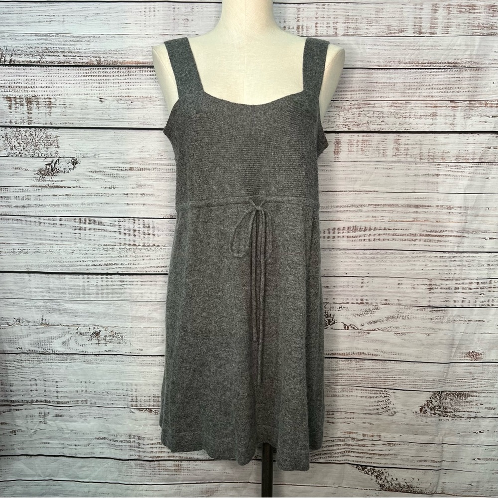 BCBG MaxAzria XL Angora Wool Knit Sweater Dress Baby Doll Jumper